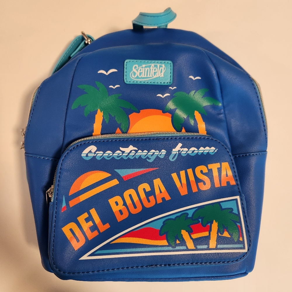 Seinfeld Blue Tropical Backpack